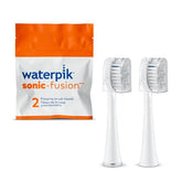 Waterpik Sonic-Fusion Full-Size Replacement Flossing Brush Heads - White – White (SFFB-2EW)