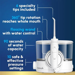 ION Cordless Water Flosser – White (WF-11W020-1)